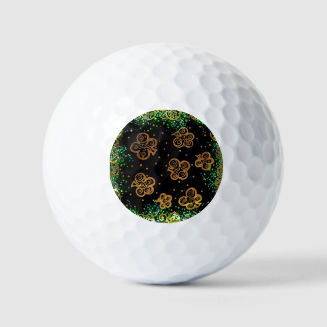 Balles De Golf Art de la Saint-Patrick (Recto)