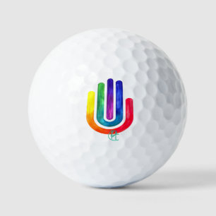 Balles De Golf Art minimaliste Prisme Hamsa