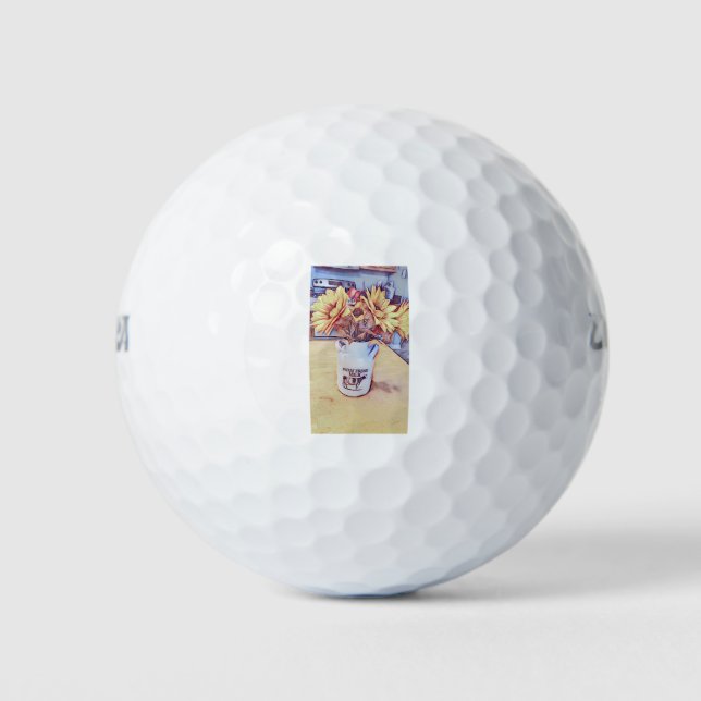 Balles De Golf Art tournesol (Devant)