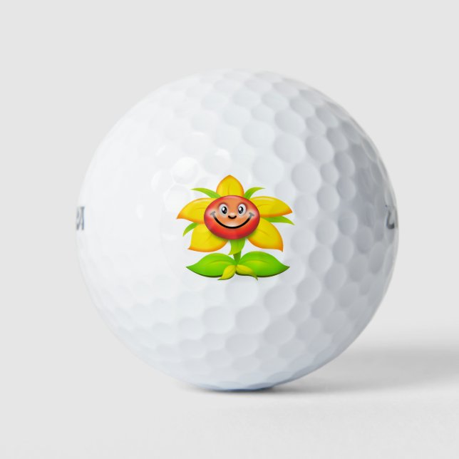 Balles De Golf Art tournesol (Devant)