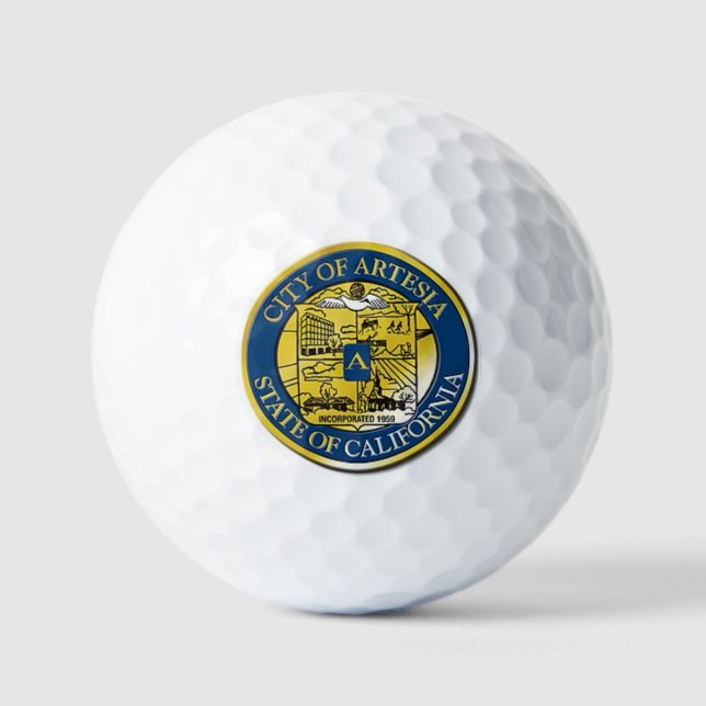 BALLES DE GOLF ARTESIA CALIFORNIE (Recto)