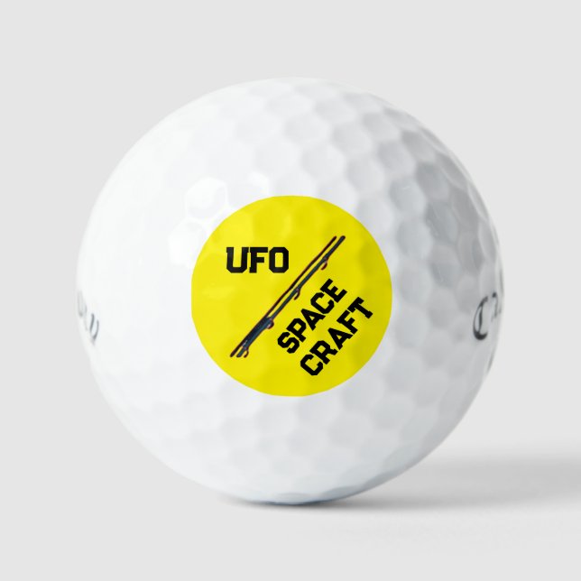 BALLES DE GOLF ARTISANAT DE L'ESPACE UFO (Recto)
