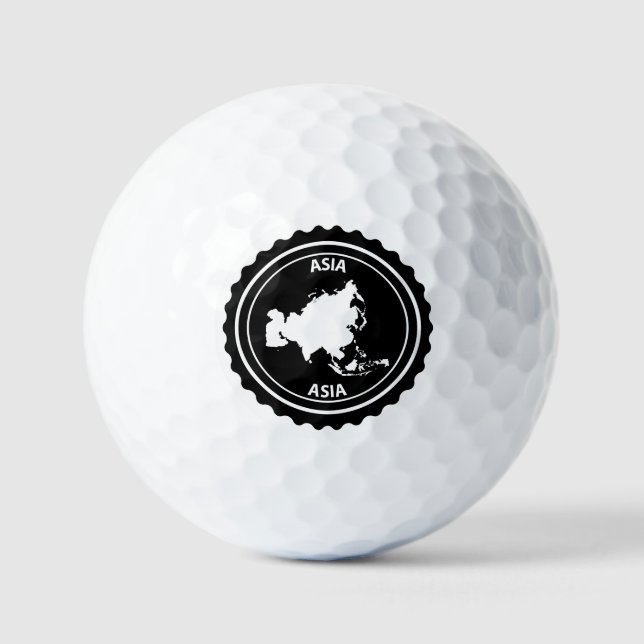Balles De Golf Asie (Recto)