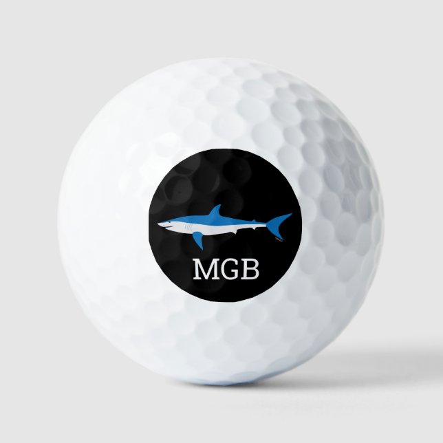 Balles de Golf Attaque de Requin (Recto)