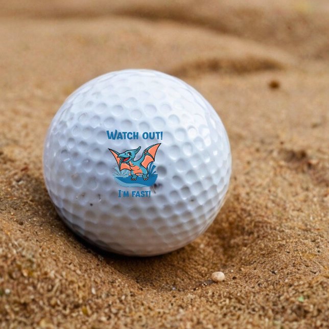 Balles De Golf Attention ! Je suis rapide ! (Créateur téléchargé)