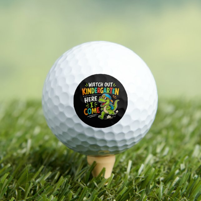 Balles De Golf Attention maternelle j'arrive Dino (T-shirt Insitu)
