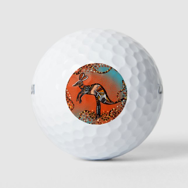 BALLES DE GOLF AUSTRALIE ART (Devant)