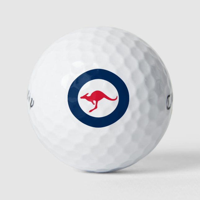 Balles De Golf Australie Roundel drapeau du pays symbole armée (Devant)