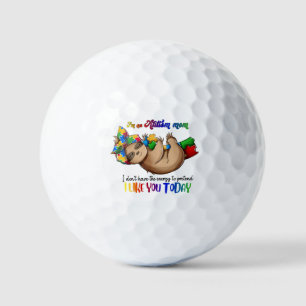 Balles De Golf Autism Mom - Sloth
