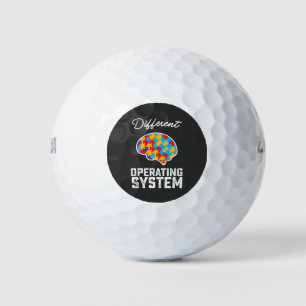 Balles De Golf Autisme Système d'exploitation différent Neurodive