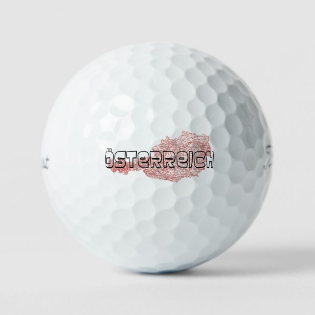 Balles De Golf Autriche (Recto)