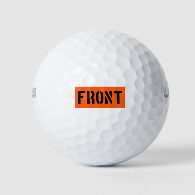 Balles De Golf Avant (Devant)