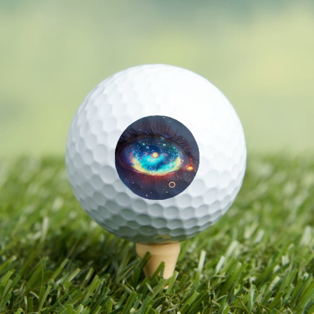 balles de golf avec design oeil (T-shirt Insitu)