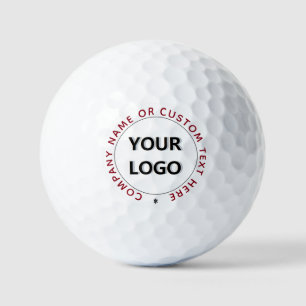 Balles de golf avec logo d'entreprise et tampons d