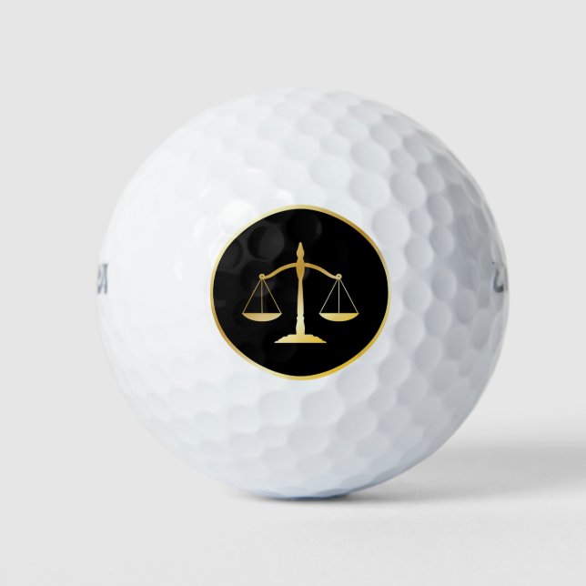 Balles De Golf Avocat (Devant)