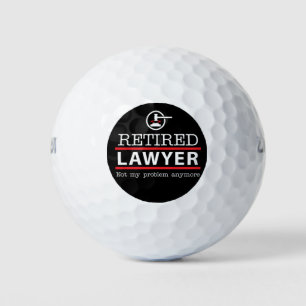 Balles De Golf Avocat à la retraite - Ce n'est plus mon problème