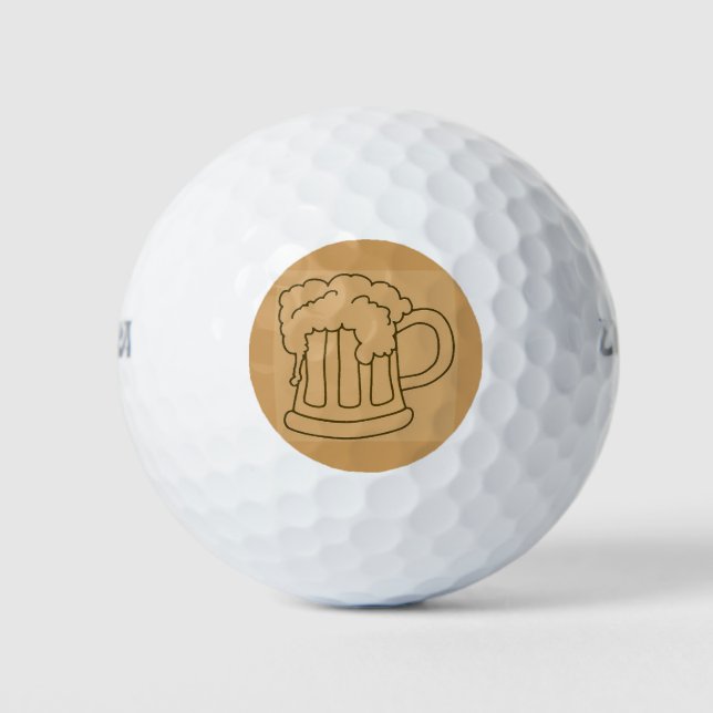 Balles De Golf Bachelor Party Beer Mug (Devant)