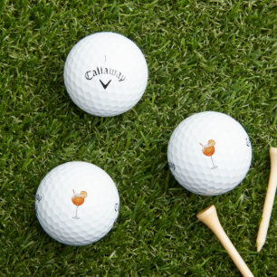 Balles De Golf Bachelorette Golf Balls - Aperol Spritz