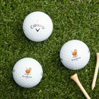 Balles De Golf Bachelorette Golf Balls - Aperol Spritz
