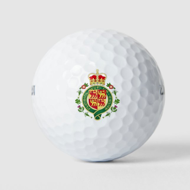 Balles De Golf Badge royal du Pays de Galles (Devant)