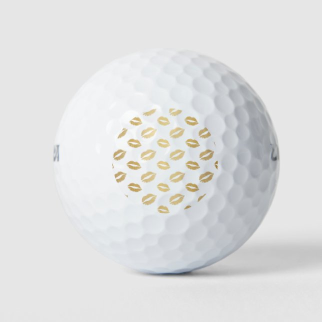 Balles De Golf Baisers Brillant (Devant)