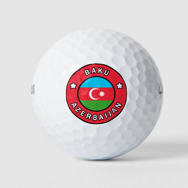Balles De Golf Bakou Azerbaïdjan (Devant)