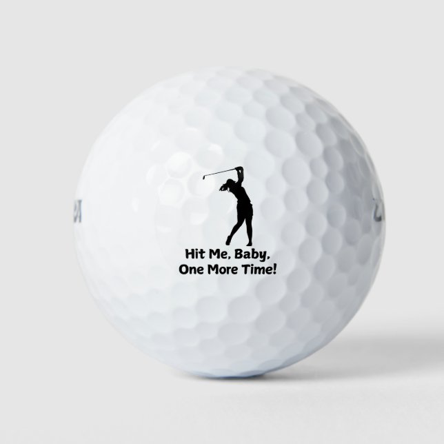 Balles De Golf Bal de golf amusant pour chaque golfeur (Devant)