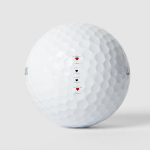 Balles De Golf Bal de golf avec coeur