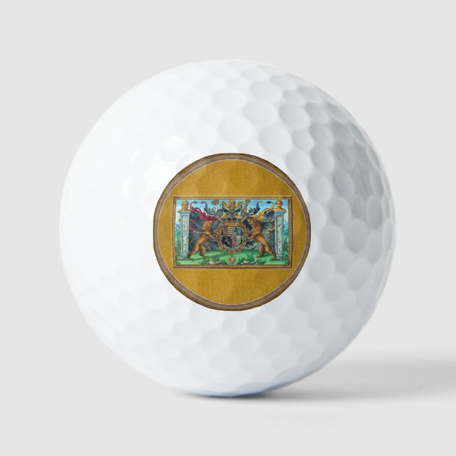 Balles De Golf Bal de golf Coat Armoiries (Recto)