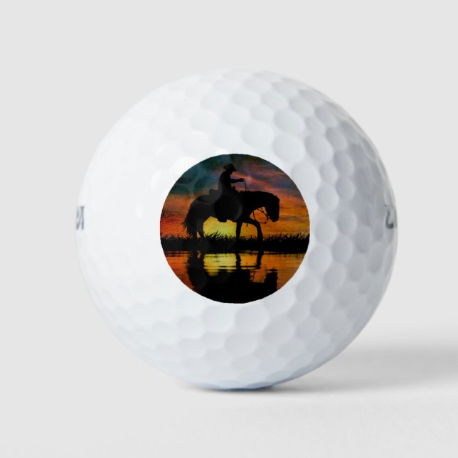 Balles De Golf Bal de golf Cowboy (Devant)