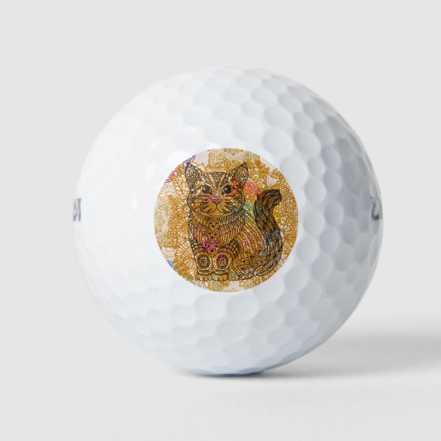 Balles De Golf Bal de golf de Cat (Devant)