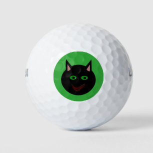 Balles De Golf Bal de golf de Chat Noir d'Halloween