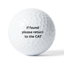 Bal de golf d'Humour de chat, Bal de golf de chat