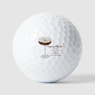 Balles De Golf Bal de golf Espresso Martini