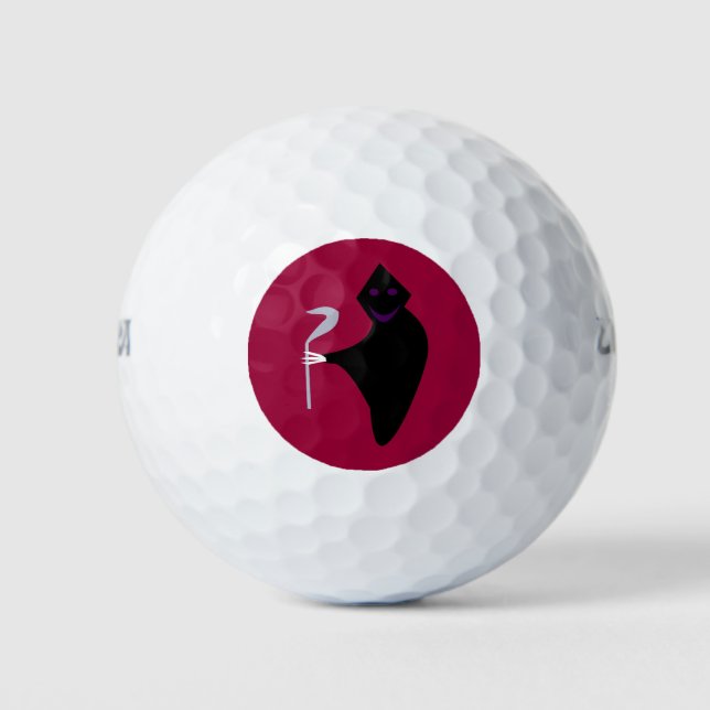 Balles De Golf Bal de golf Halloween Reaper Grim (Devant)