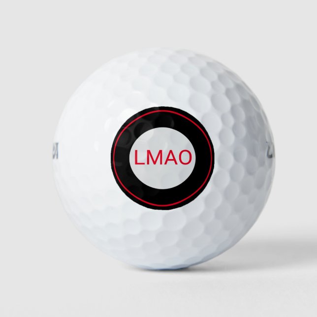 Balles De Golf Bal de golf humoristique LMAO (Devant)