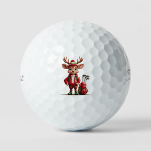 Balles De Golf Bal de golf sur le toit Reindeer
