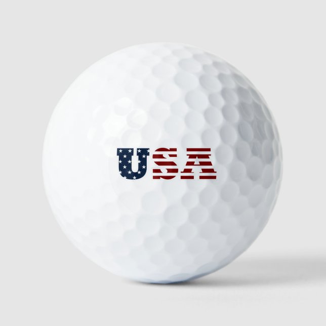 Balles De Golf Bal de golf USA (Recto)