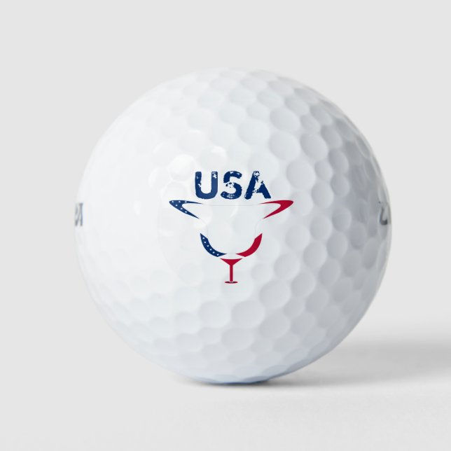 Balles De Golf Bal de golf USA (Devant)
