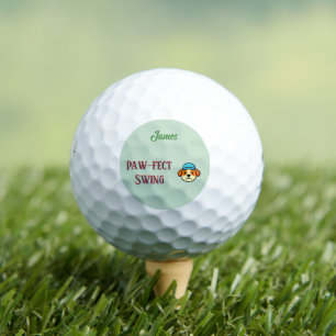 Balles De Golf Balancement Parfait Nom du Chien / Initiale