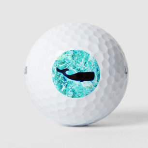 Balles De Golf baleine noire sous-marine