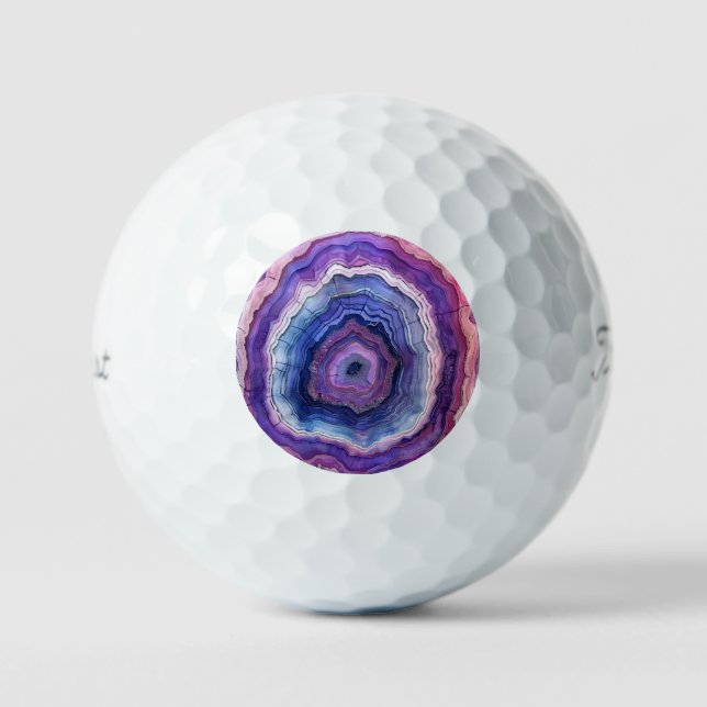 Balles De Golf Ballons de golf 3 D Agate (Recto)