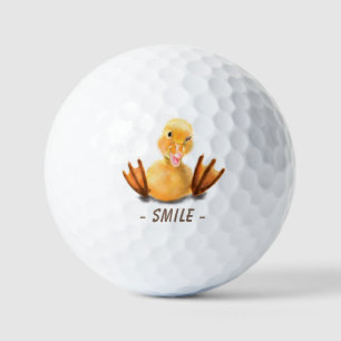 Balles De Golf Ballons de golf amusants avec canard Jaune - Smlie