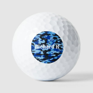 Balles De Golf Ballons de golf de Camo Marine/Noir - Logo/Photo P