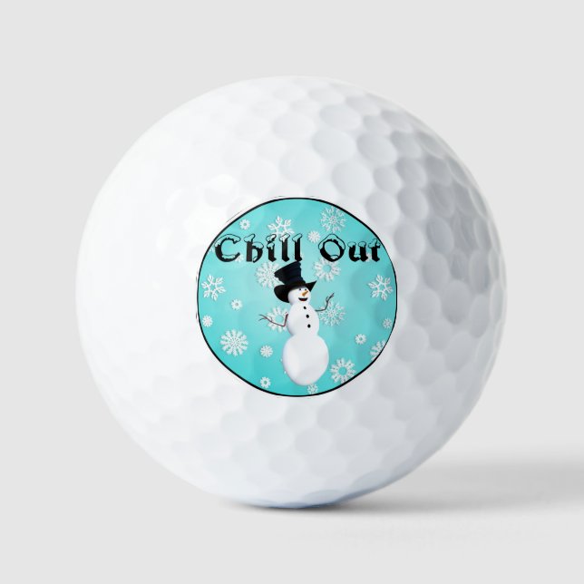 Balles De Golf Ballons de golf de Chill Out (Recto)