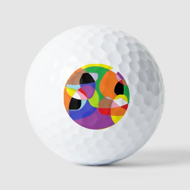 Balles De Golf Ballons de golf de créativité (Recto)