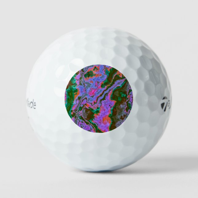 Balles De Golf Ballons de golf en marbre aigre (Recto)