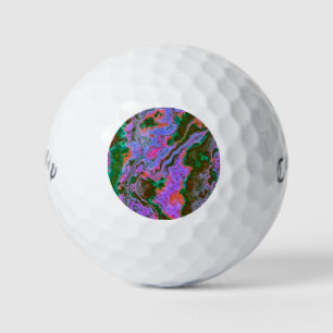 Balles De Golf Ballons de golf en marbre aigre