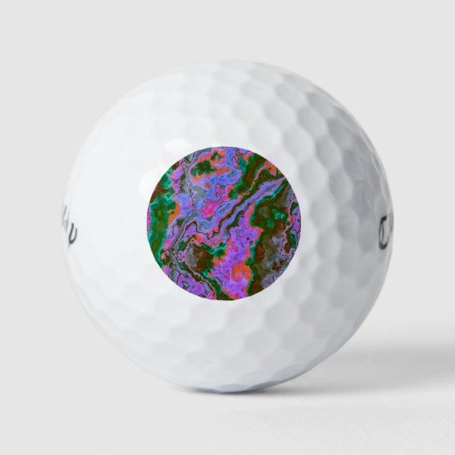 Balles De Golf Ballons de golf en marbre aigre (Devant)