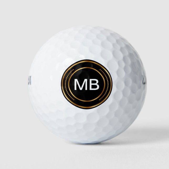 Balles De Golf Ballons de golf Monogram masculin classe (Devant)